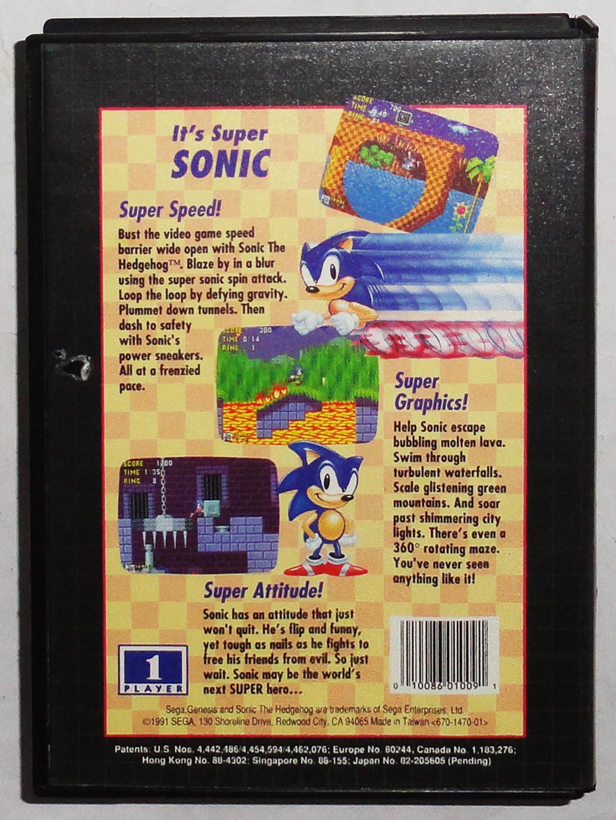 Sonic The Hedgehog Sega Genesis Original Completo - Imagen 7