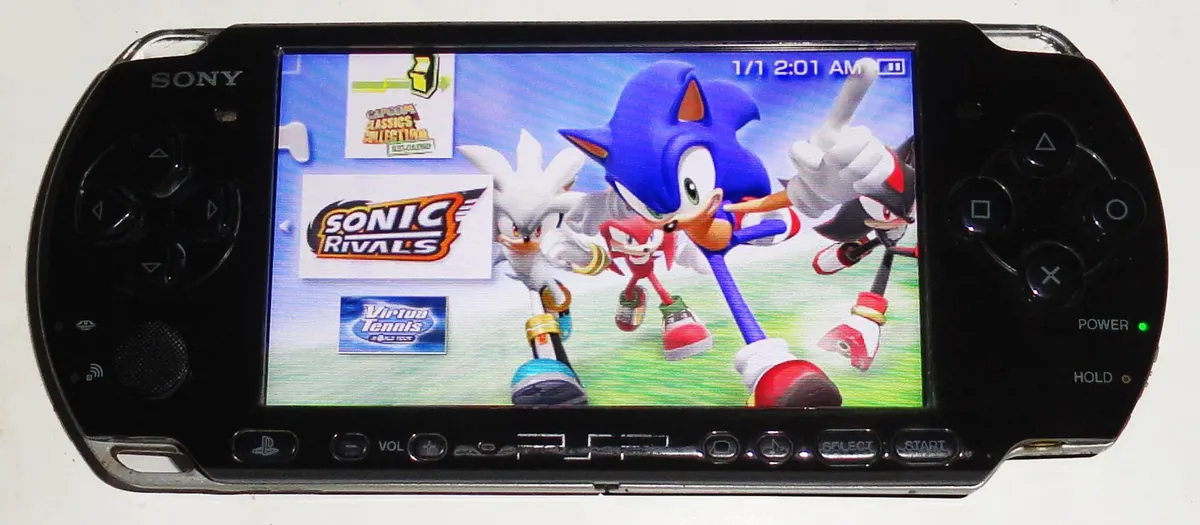 Psp Slim Completa En Caja Flasheada + SD 4gb - Imagen 3