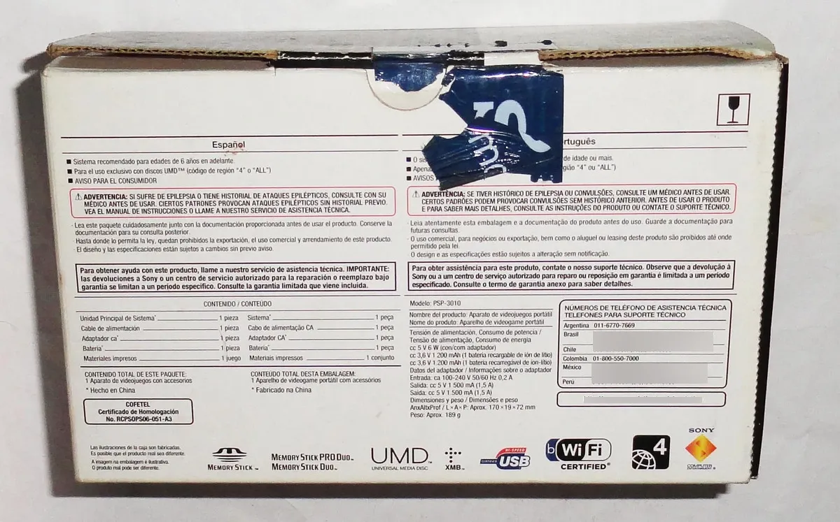 Psp Slim Completa En Caja Flasheada + SD 4gb - Imagen 9