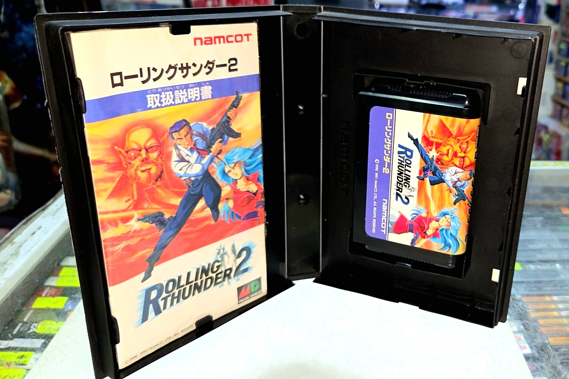 Rolling Thunder 2 Sega Original Completo Japones - Imagen 3