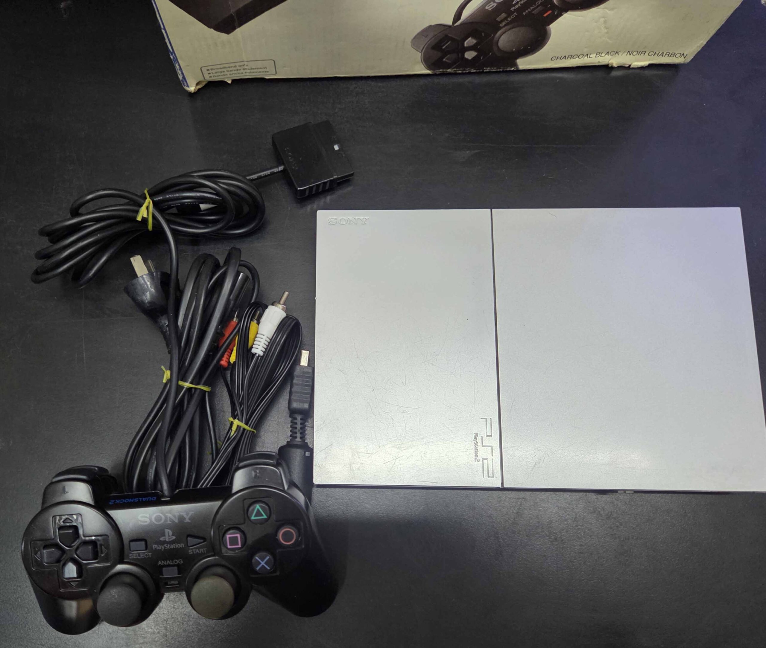 Consola Playstation 2 Slim Silver Lee DvD +33 Juegos Ps2 + 3500 Juegos Retro - Imagen 3