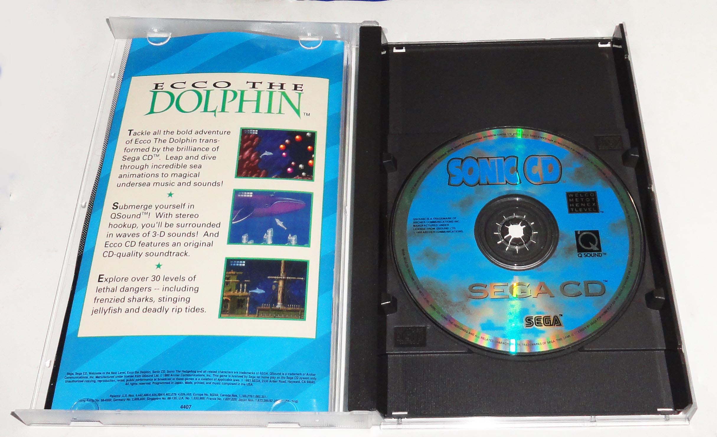 Sonic Cd Sega Cd Original Usa Completo - Imagen 2
