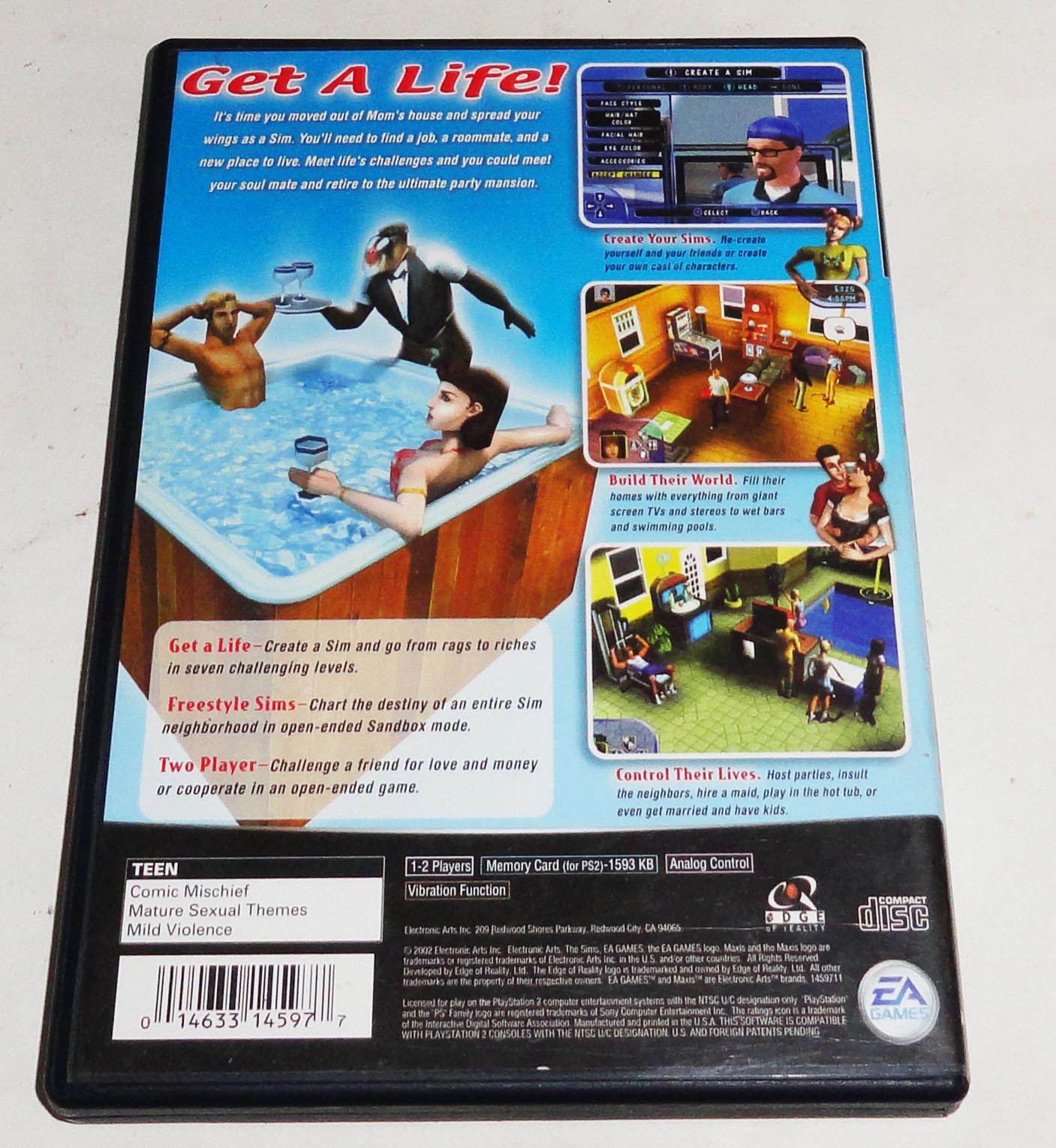 The Sims Ps2 Original Español Usa Completo - Imagen 4