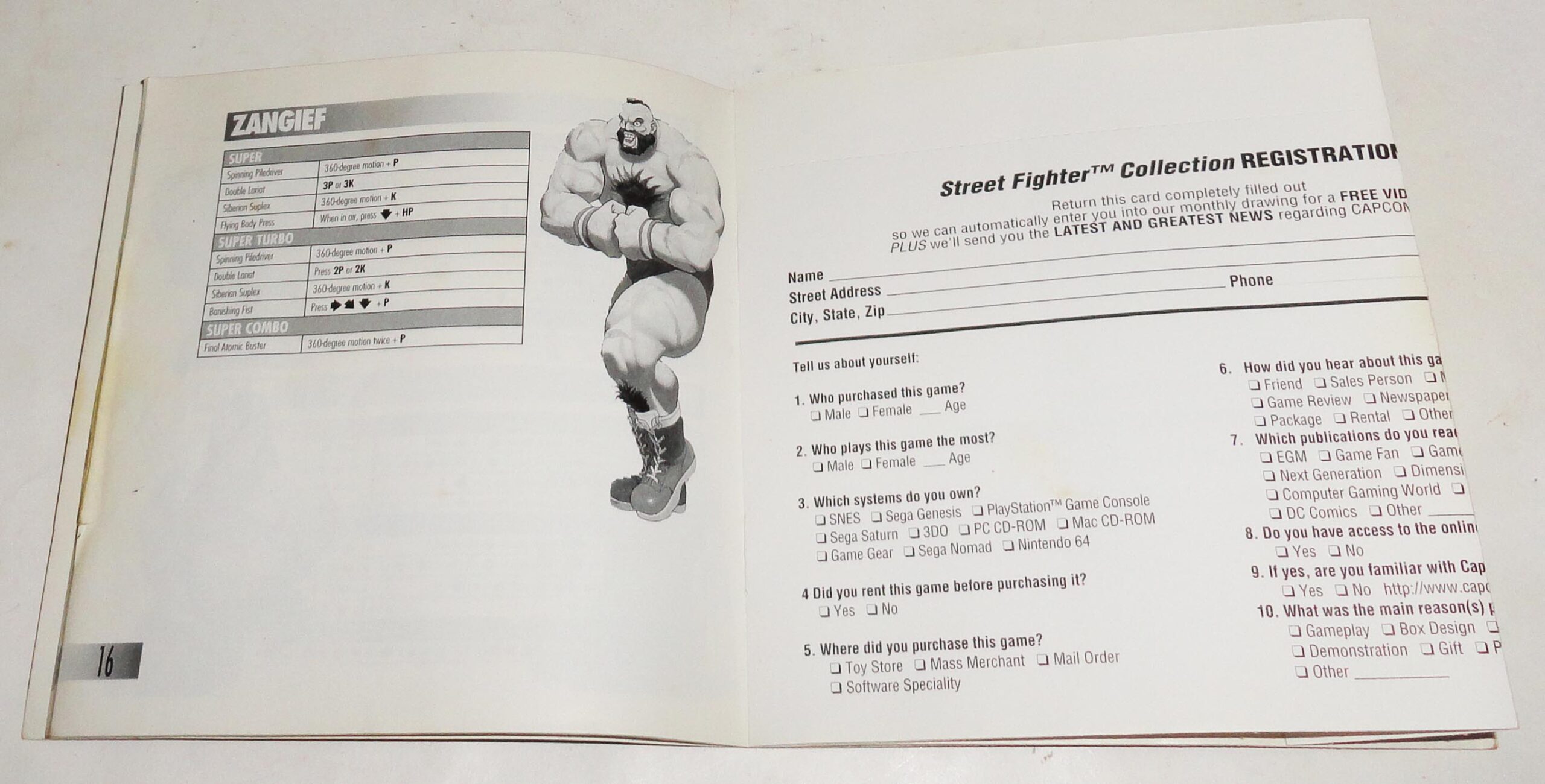 Street Fighter Collection Ps1 Original Usa Completo - Imagen 4