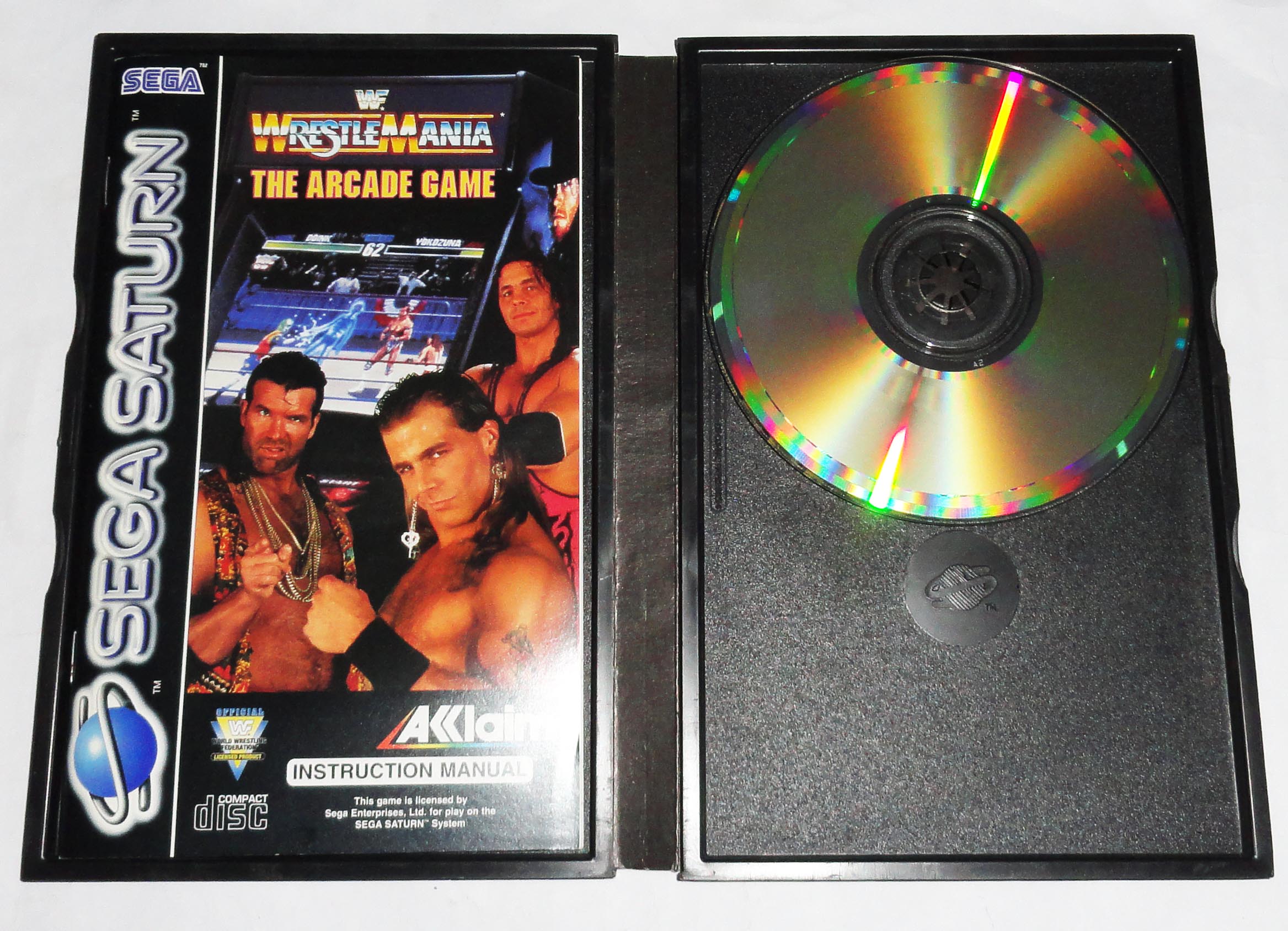 Wrestlemania The Arcade Game Sega Saturn Original Completo - Imagen 7