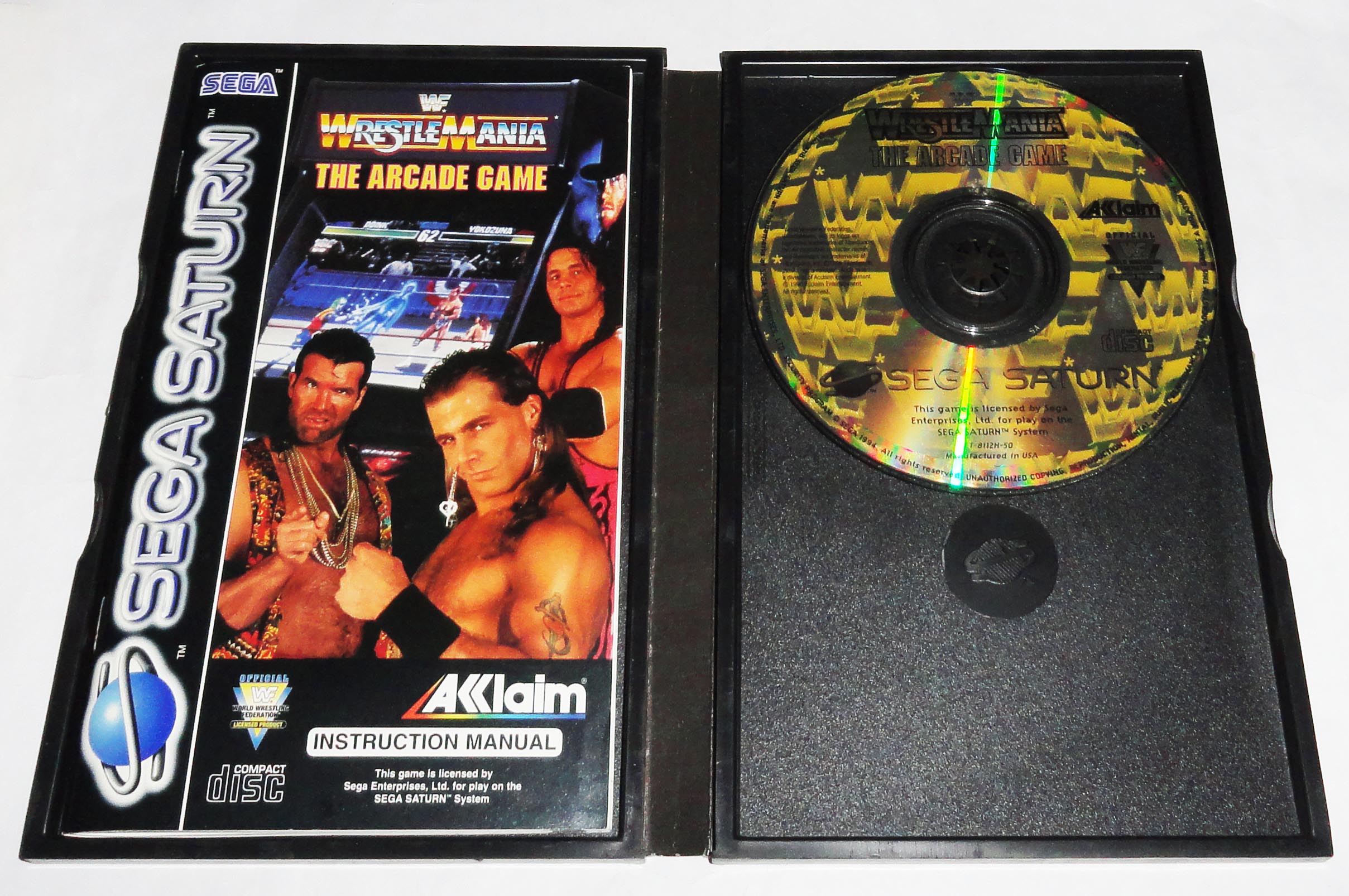 Wrestlemania The Arcade Game Sega Saturn Original Completo - Imagen 3