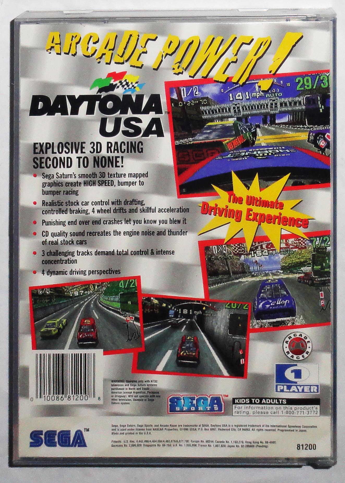 Daytona Usa Sega Saturn Original Usa Completo - Imagen 6