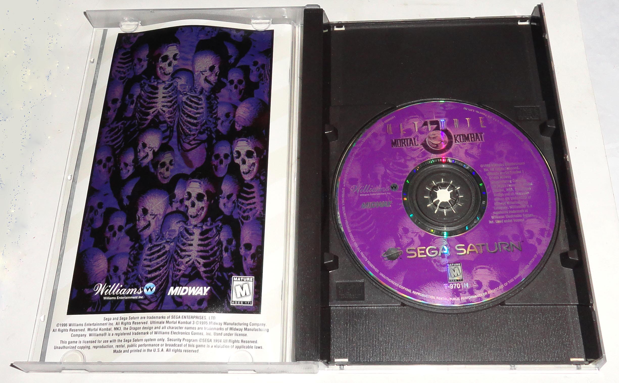 Ultimate Mortal Kombat 3 Sega Saturn Original Usa Completo - Imagen 2