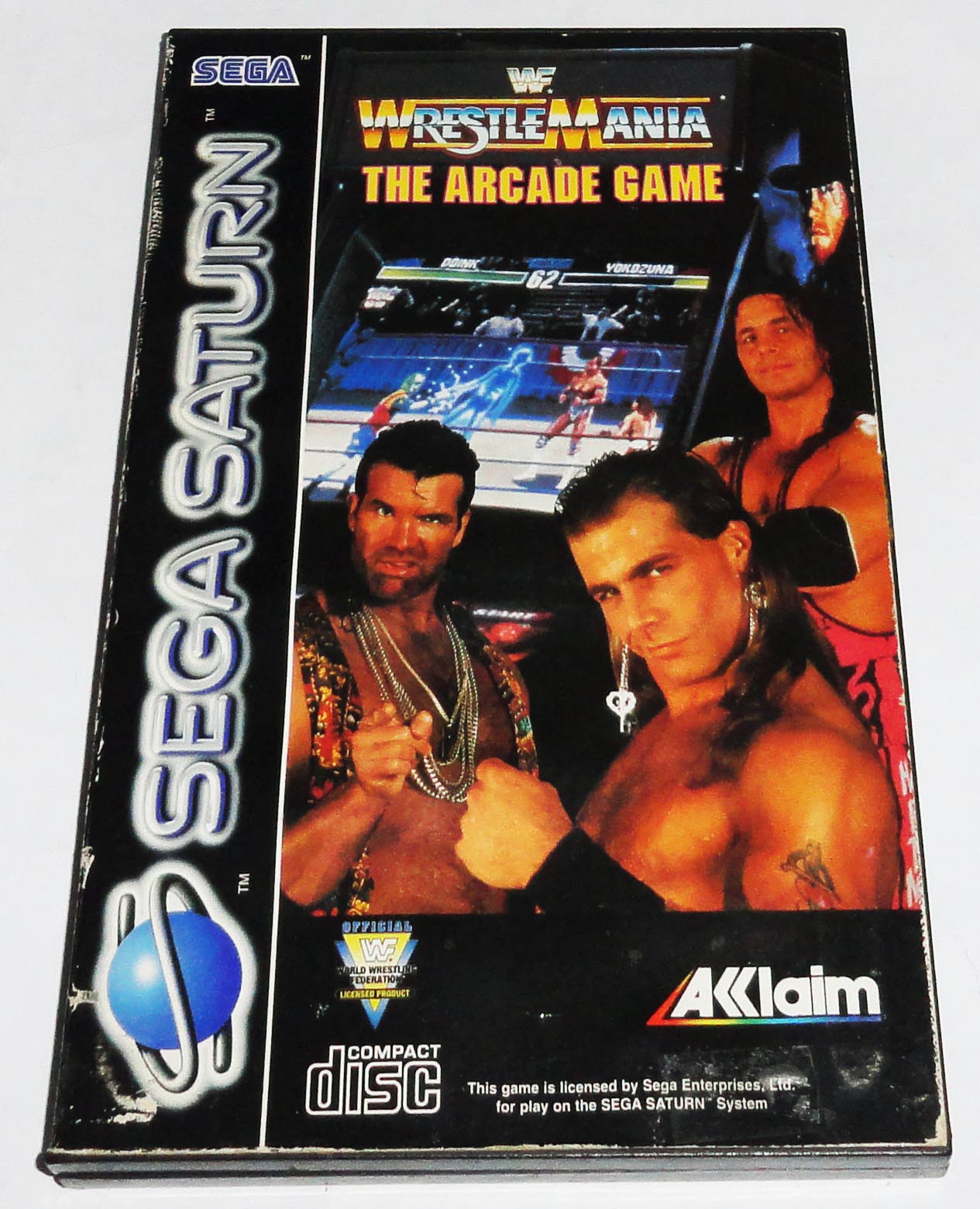 Wrestlemania The Arcade Game Sega Saturn Original Completo - Imagen 2