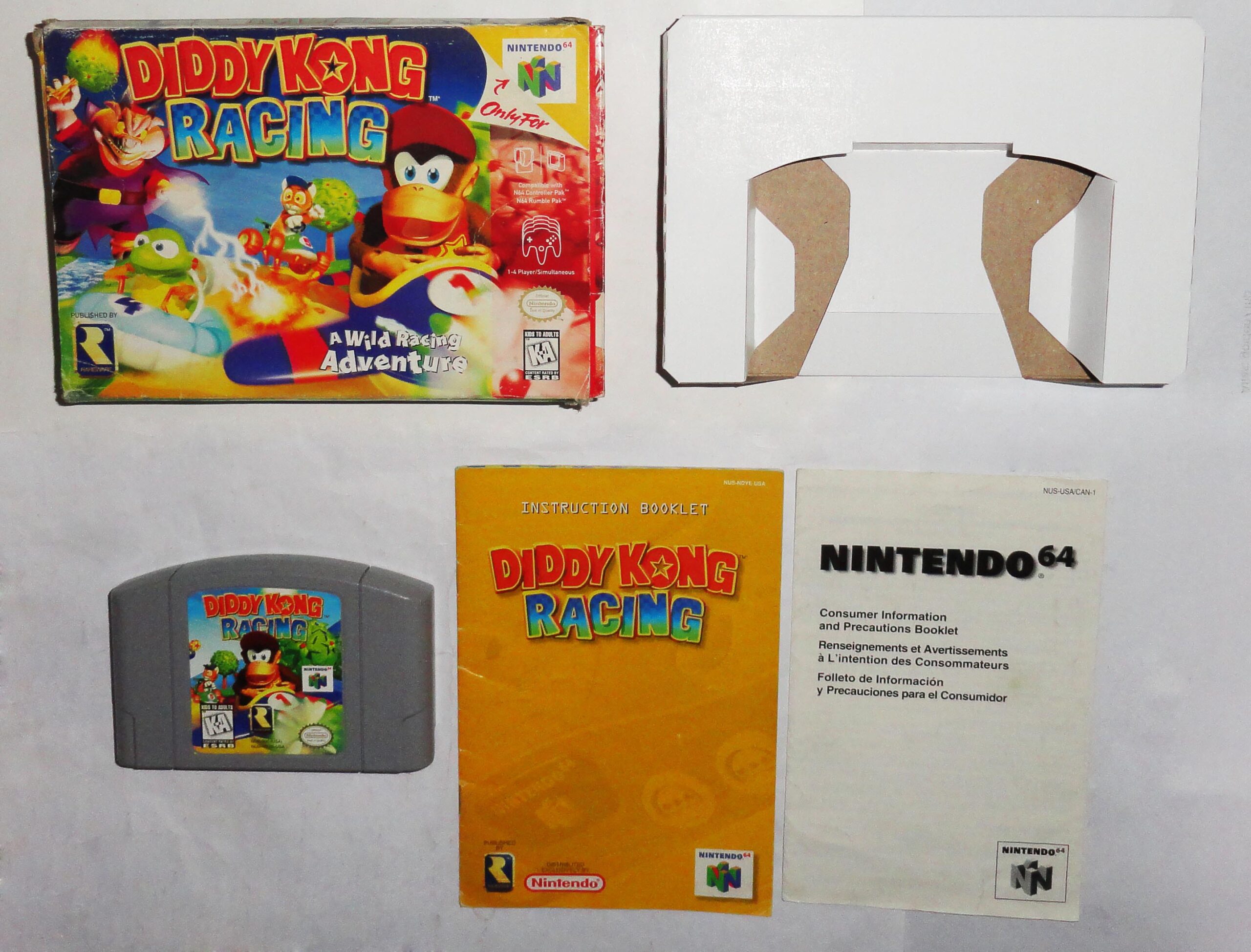 Diddy Kong Racing Nintendo 64 Completo En Caja - Imagen 2
