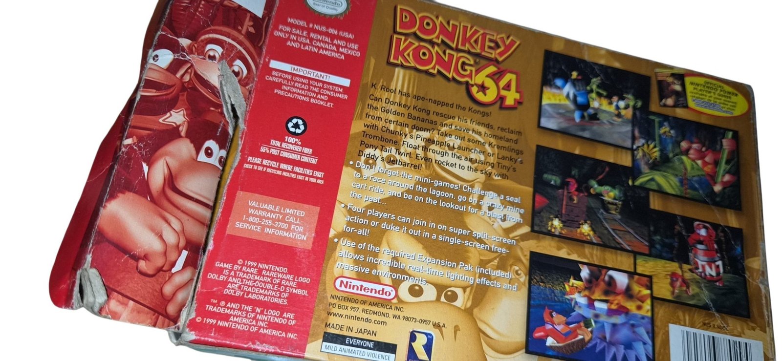 Donkey Kong 64 Completo + Protector | Nintendo 64 - Imagen 5