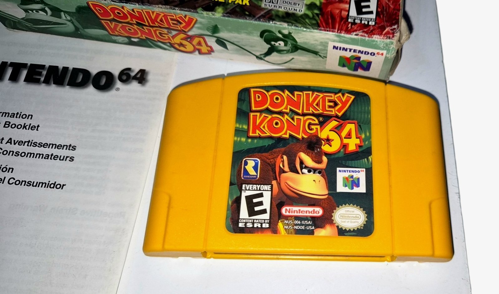 Donkey Kong 64 Completo + Protector | Nintendo 64 - Imagen 3