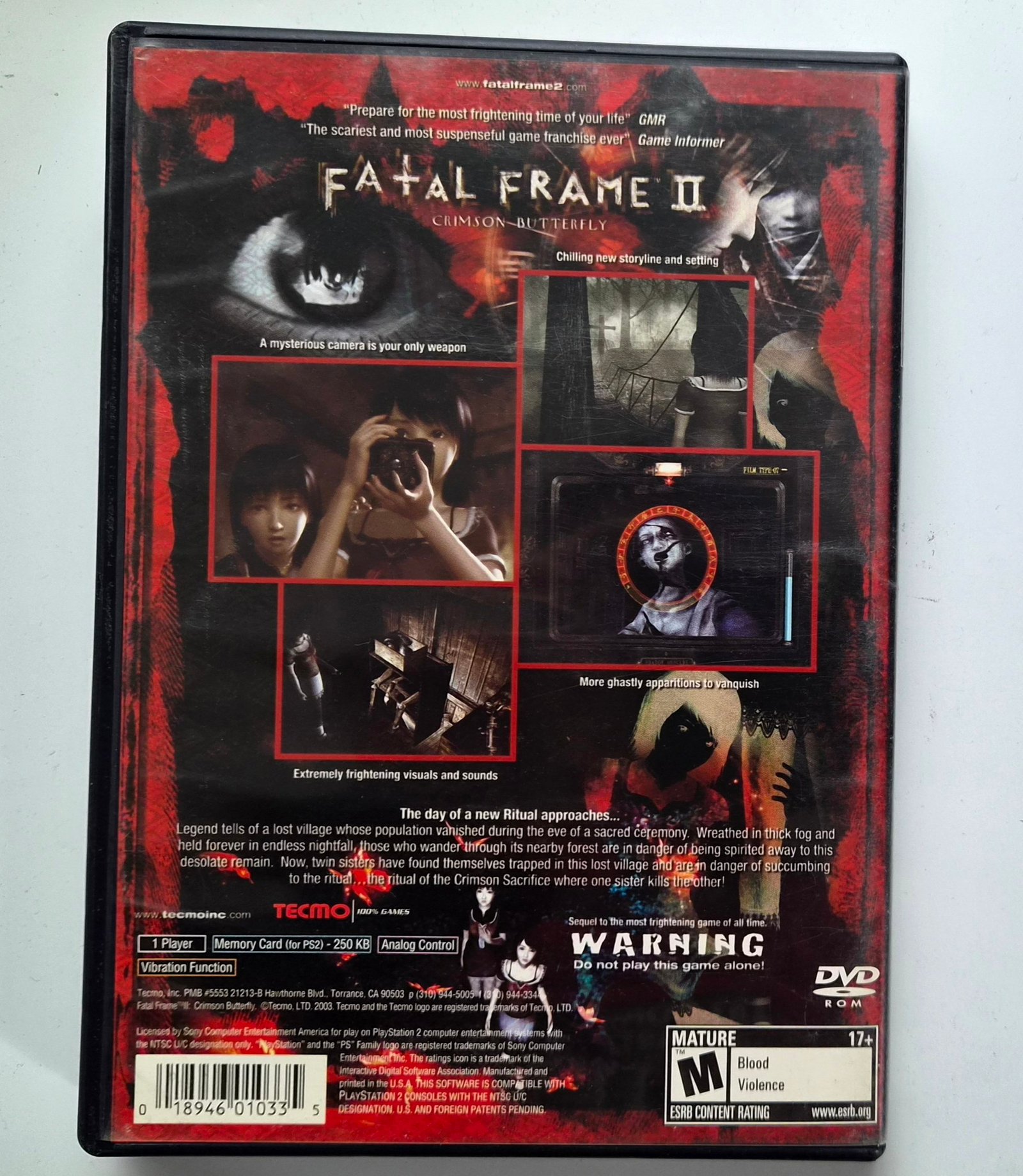 Fatal Frame II Original Completo Ps2 - Imagen 3