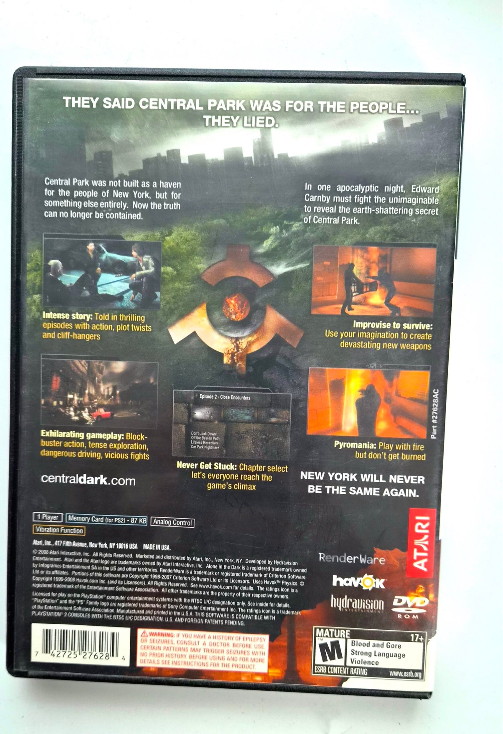 Alone in the Dark Original Completo Ps2 - Imagen 2